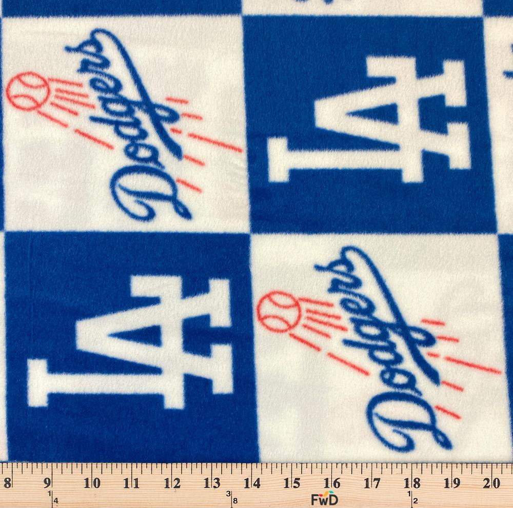 Los Angeles Dodgers MLB Fleece Fabric - Image 3