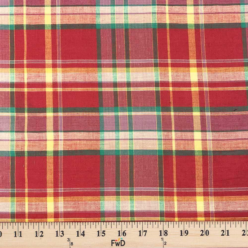 Madras Plaid Fabric (Style 16025) - Image 3