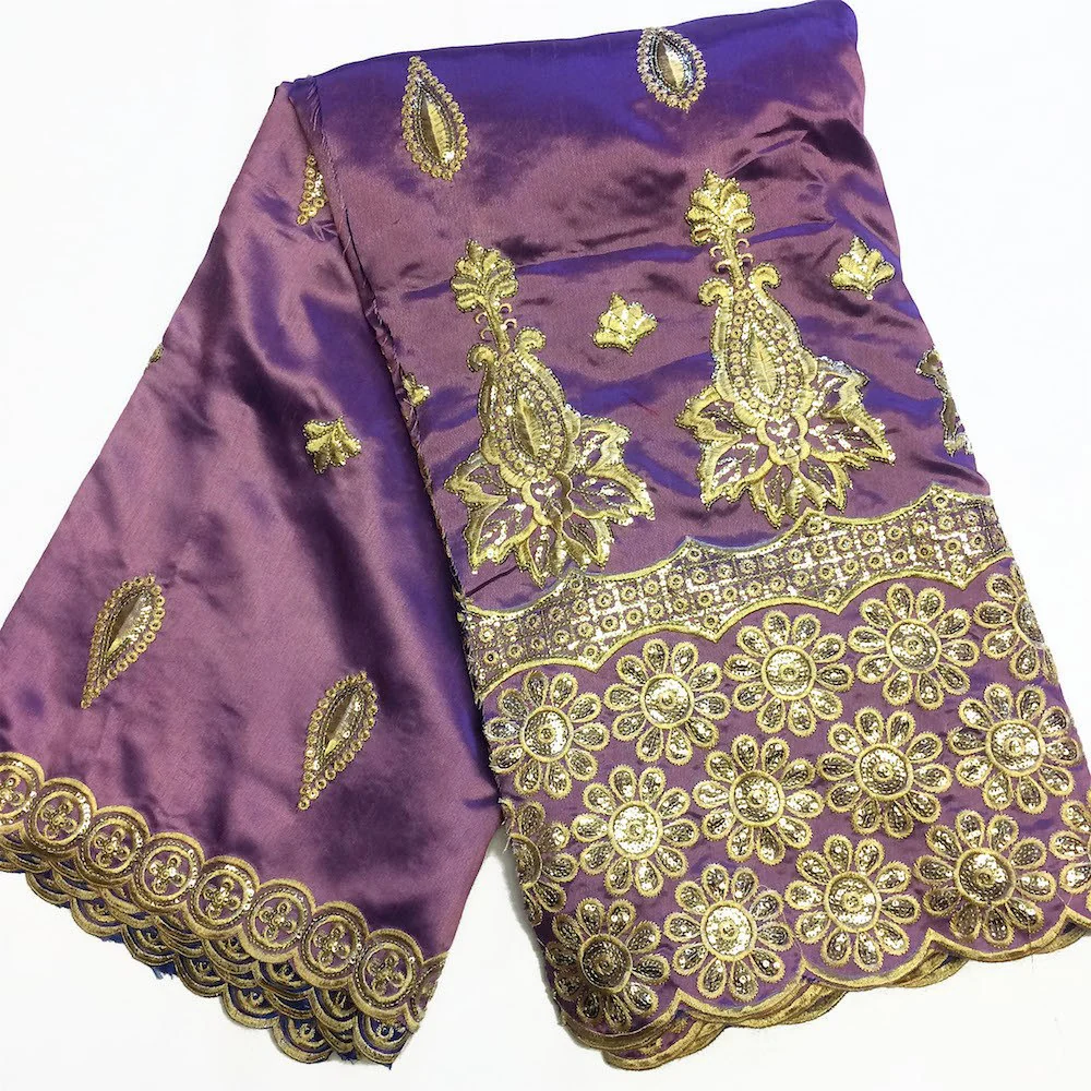 Majestic African George Taffeta - Lavender