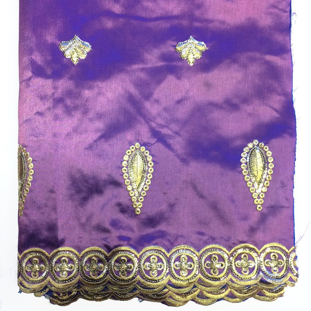 Majestic African George Taffeta - Lavender - Image 2