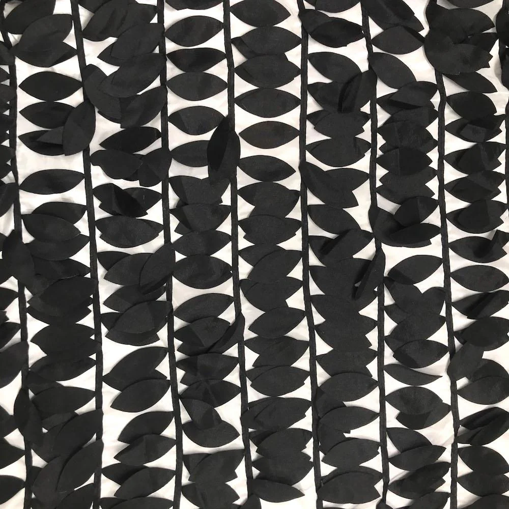 Mango Leaf Embroidery on Taffeta - Image 5