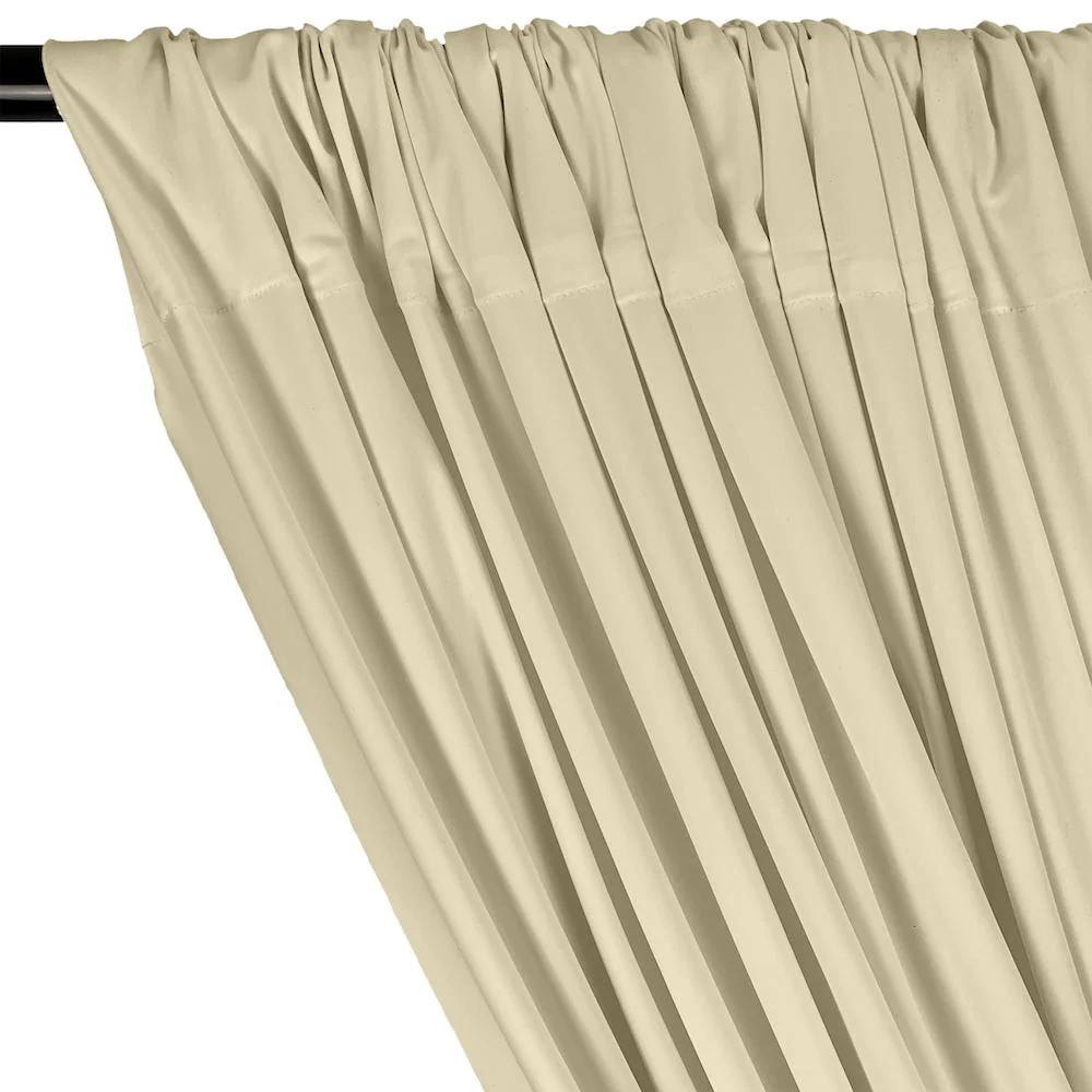 Matte Milliskin Rod Pocket Curtains - Ivory - Image 2