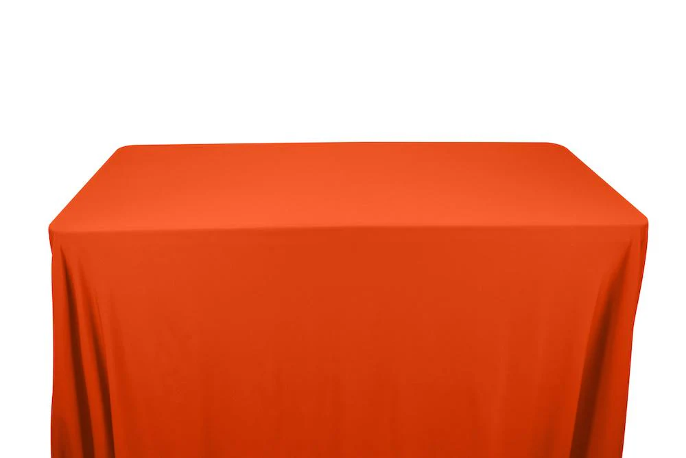 Matte Milliskin Tricot Banquet Rectangular Table Covers - 6 Feet - Image 11