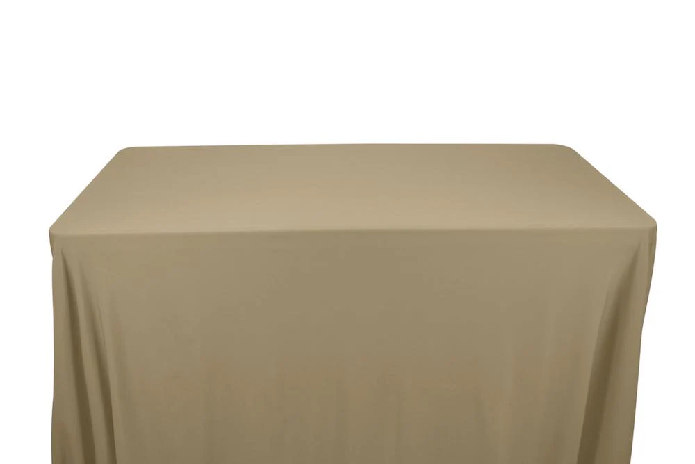 Matte Milliskin Tricot Banquet Rectangular Table Covers - 6 Feet - Image 6