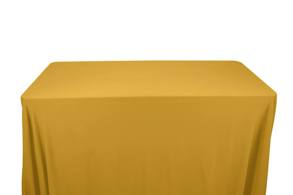 Matte Milliskin Tricot Banquet Rectangular Table Covers - 6 Feet - Image 8