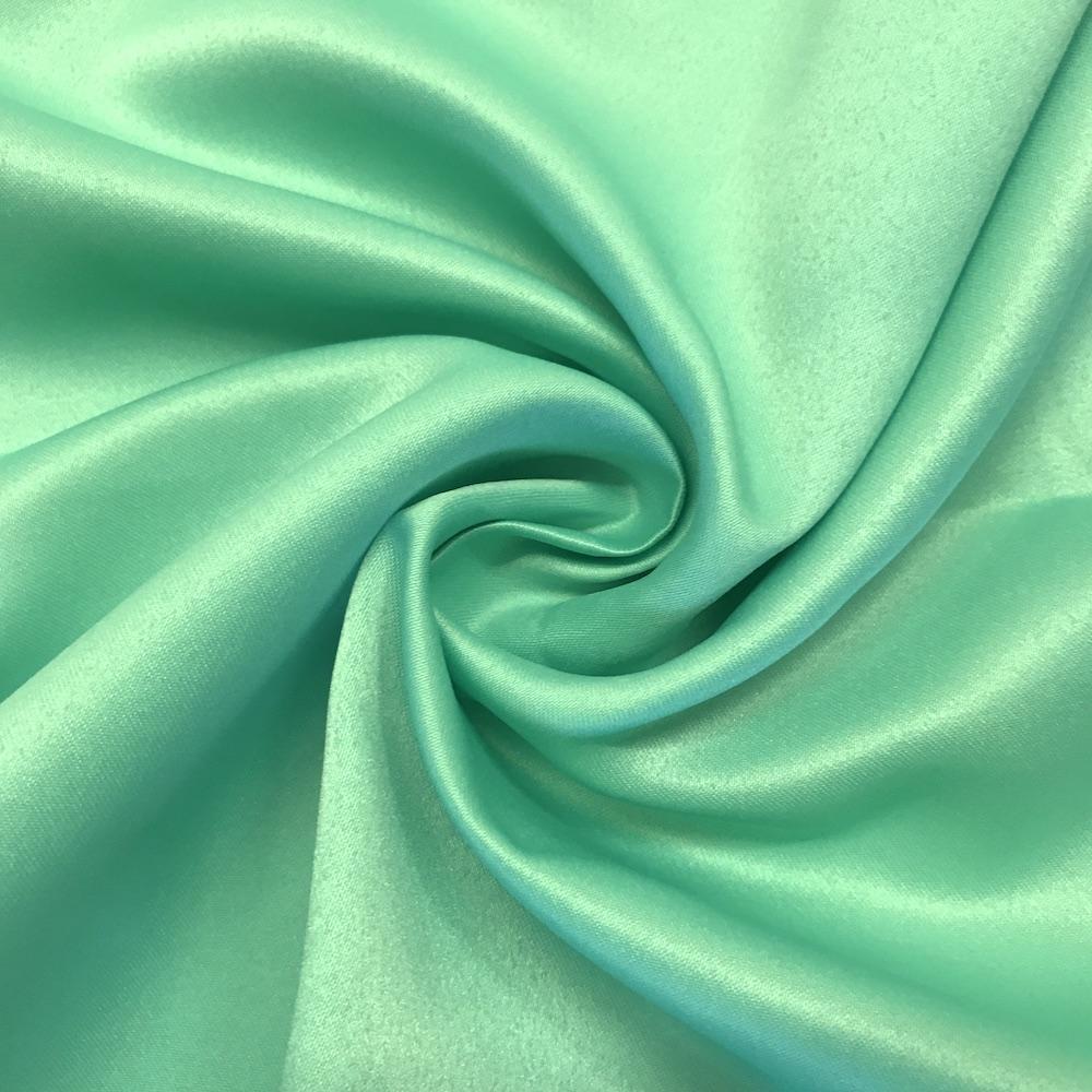 Matte Satin (Peau de Soie) Rod Pocket Curtains - Seafoam - Image 3