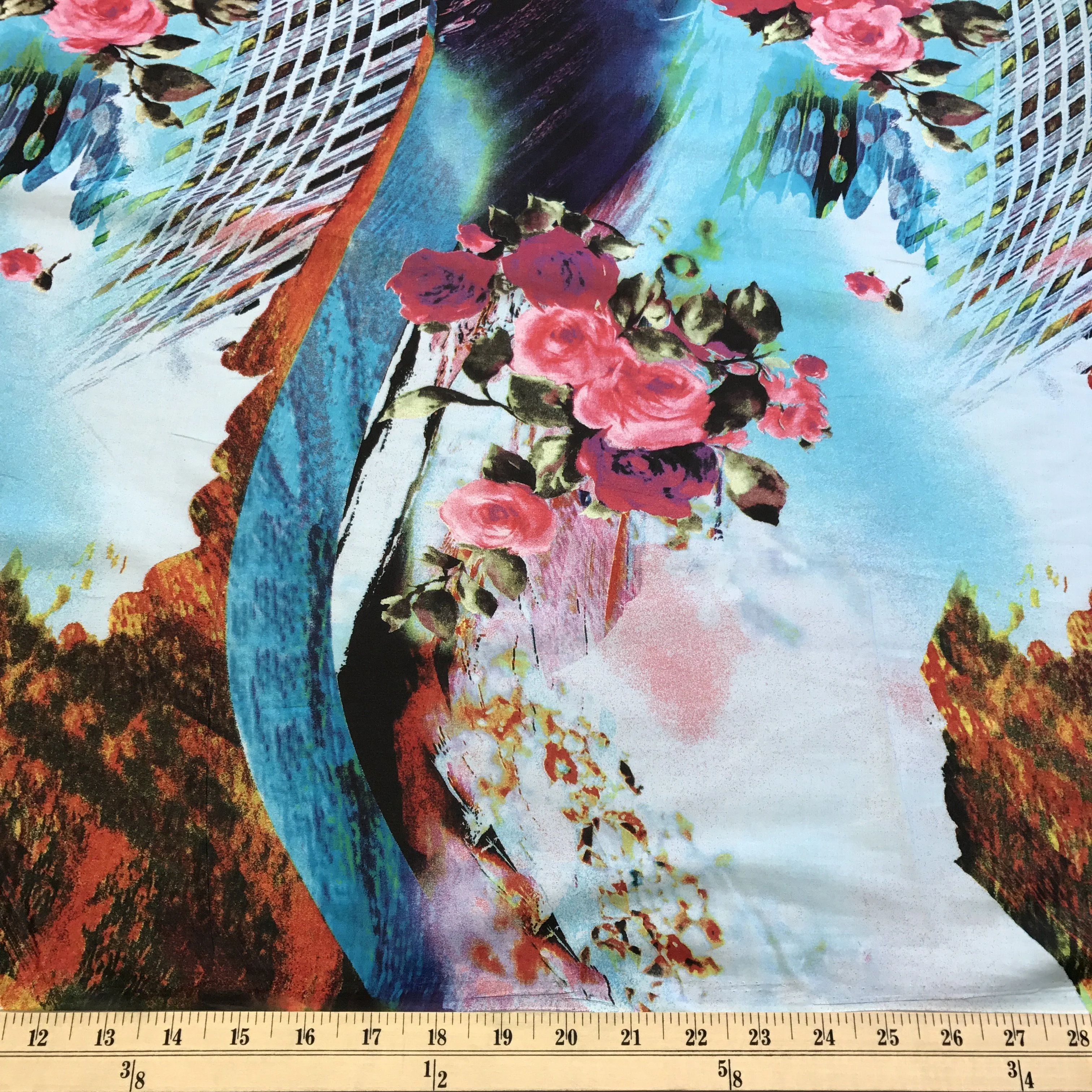 Maya Blue Printed Cotton - Image 2