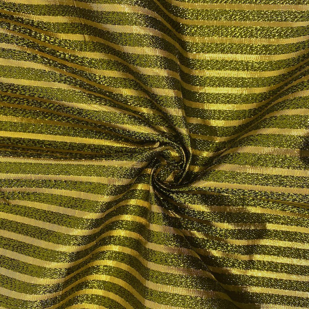 Metallic Foil Striped Brocade (45 Inch) - Image 24