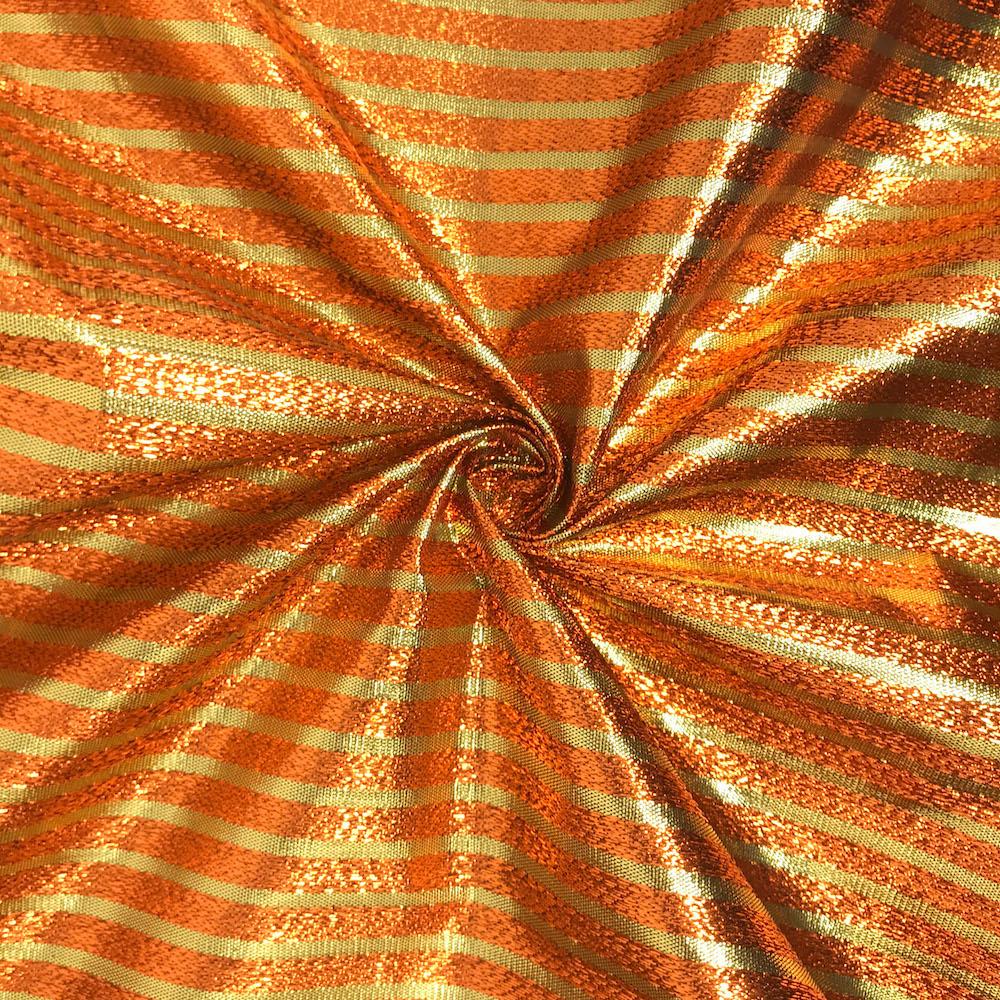 Metallic Foil Striped Brocade (56 Inch) - Image 10
