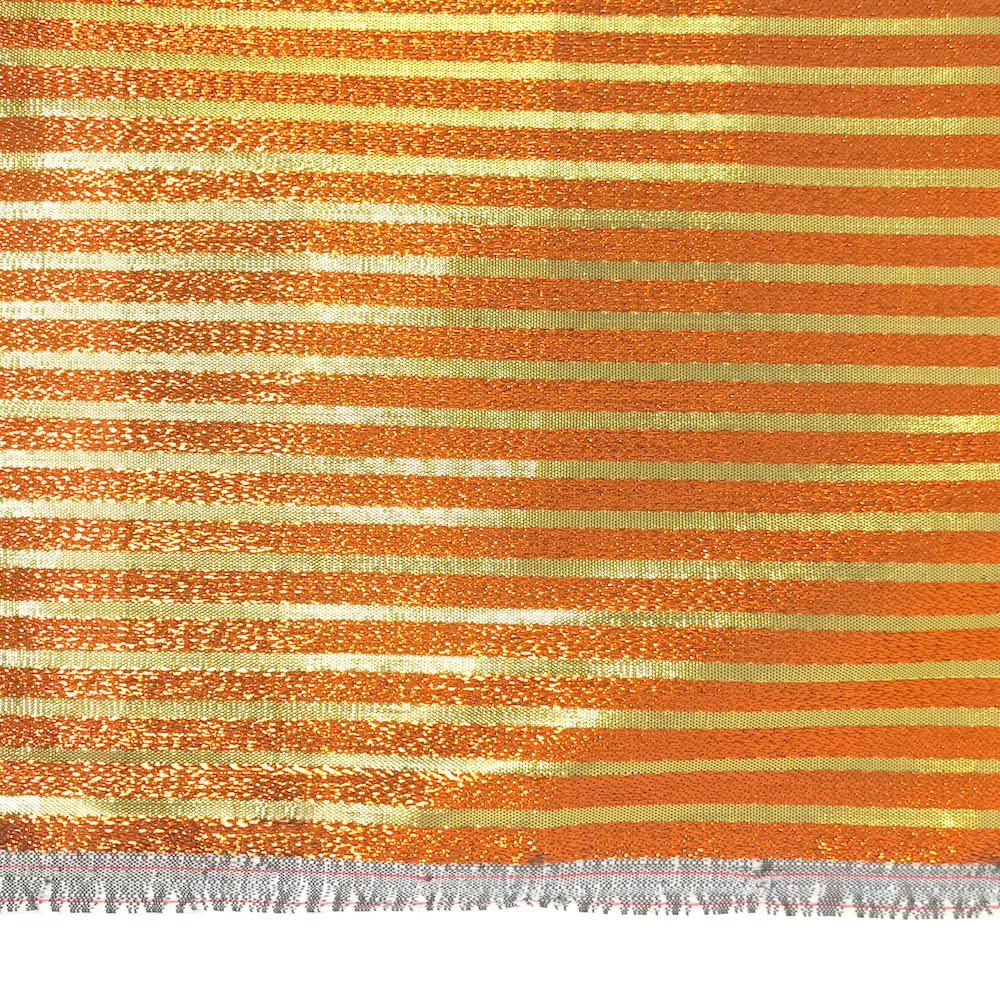 Metallic Foil Striped Brocade (56 Inch) - Image 11