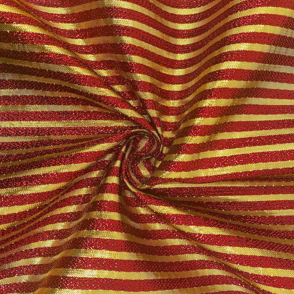 Metallic Foil Striped Brocade (56 Inch) - Image 12