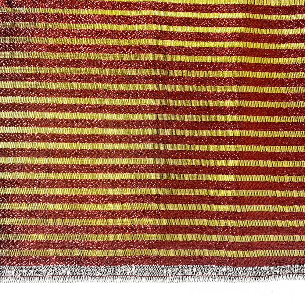 Metallic Foil Striped Brocade (56 Inch) - Image 13