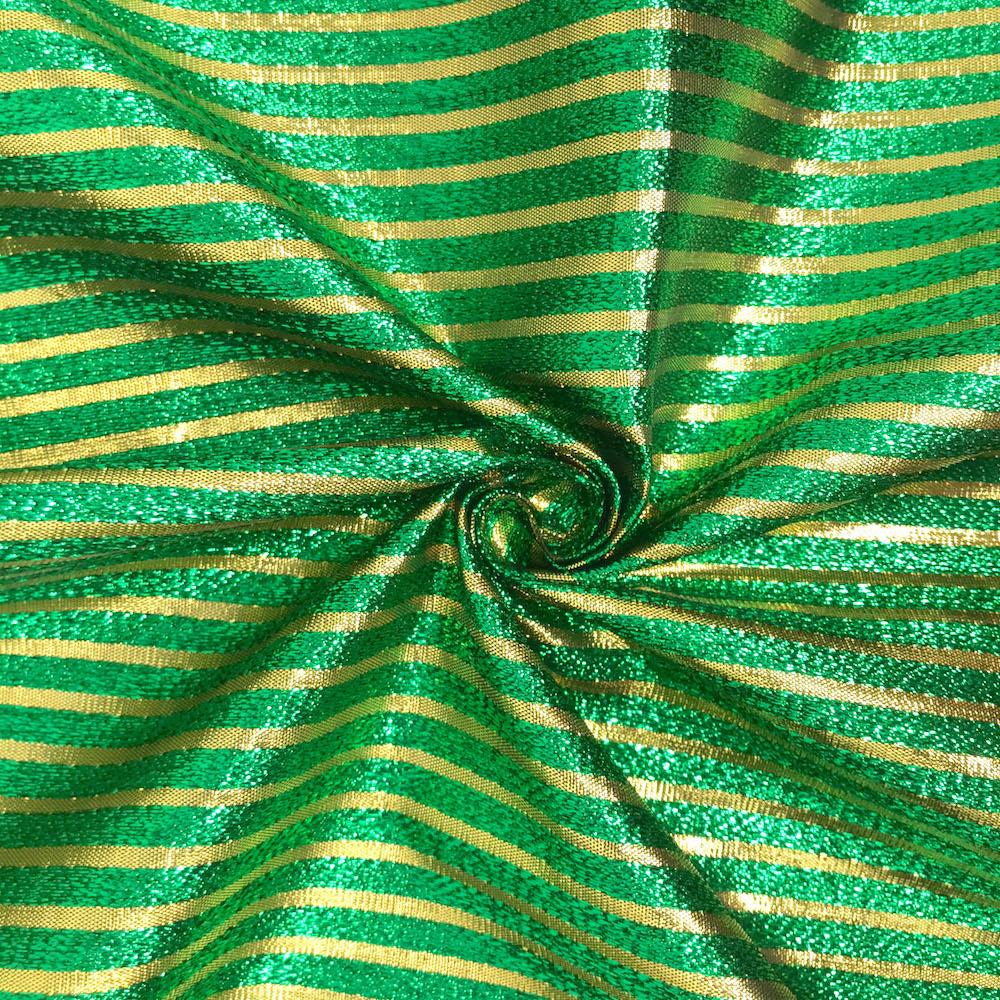 Metallic Foil Striped Brocade (56 Inch) - Image 14