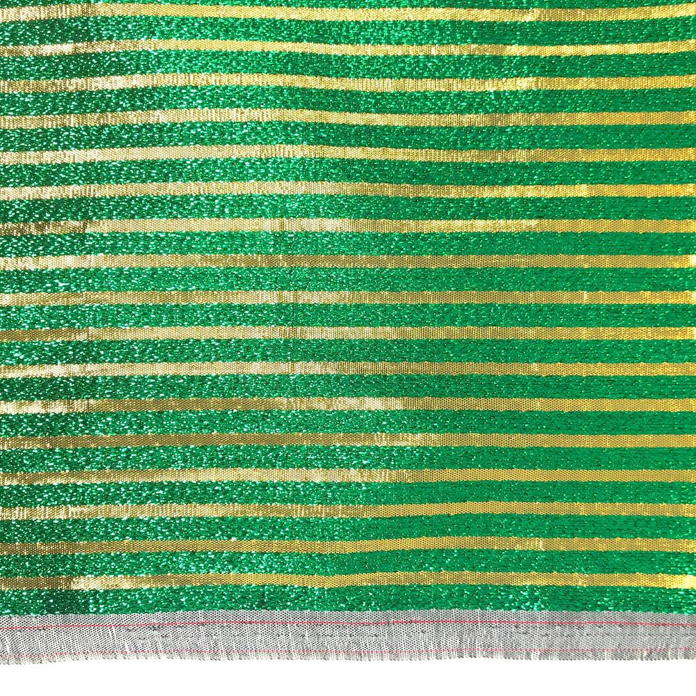 Metallic Foil Striped Brocade (56 Inch) - Image 15