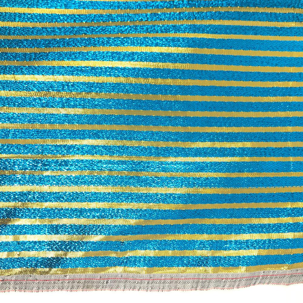 Metallic Foil Striped Brocade (56 Inch) - Image 17