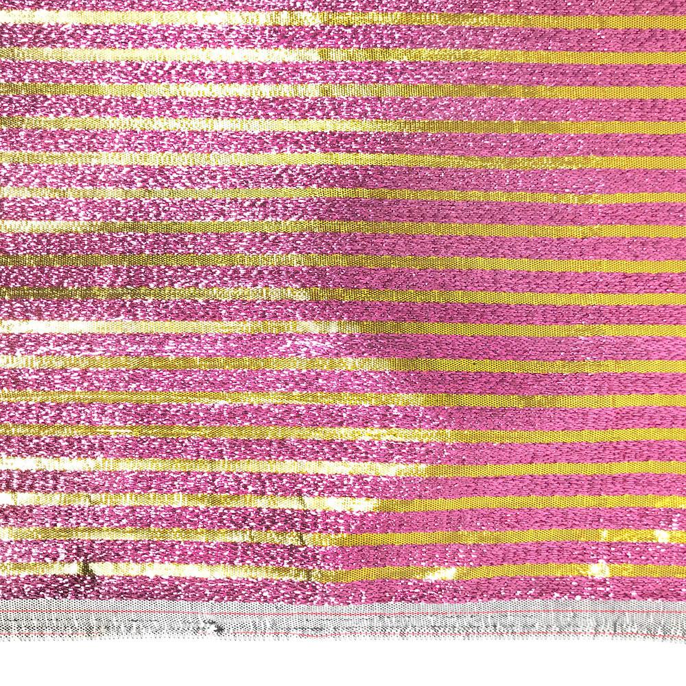 Metallic Foil Striped Brocade (56 Inch) - Image 7