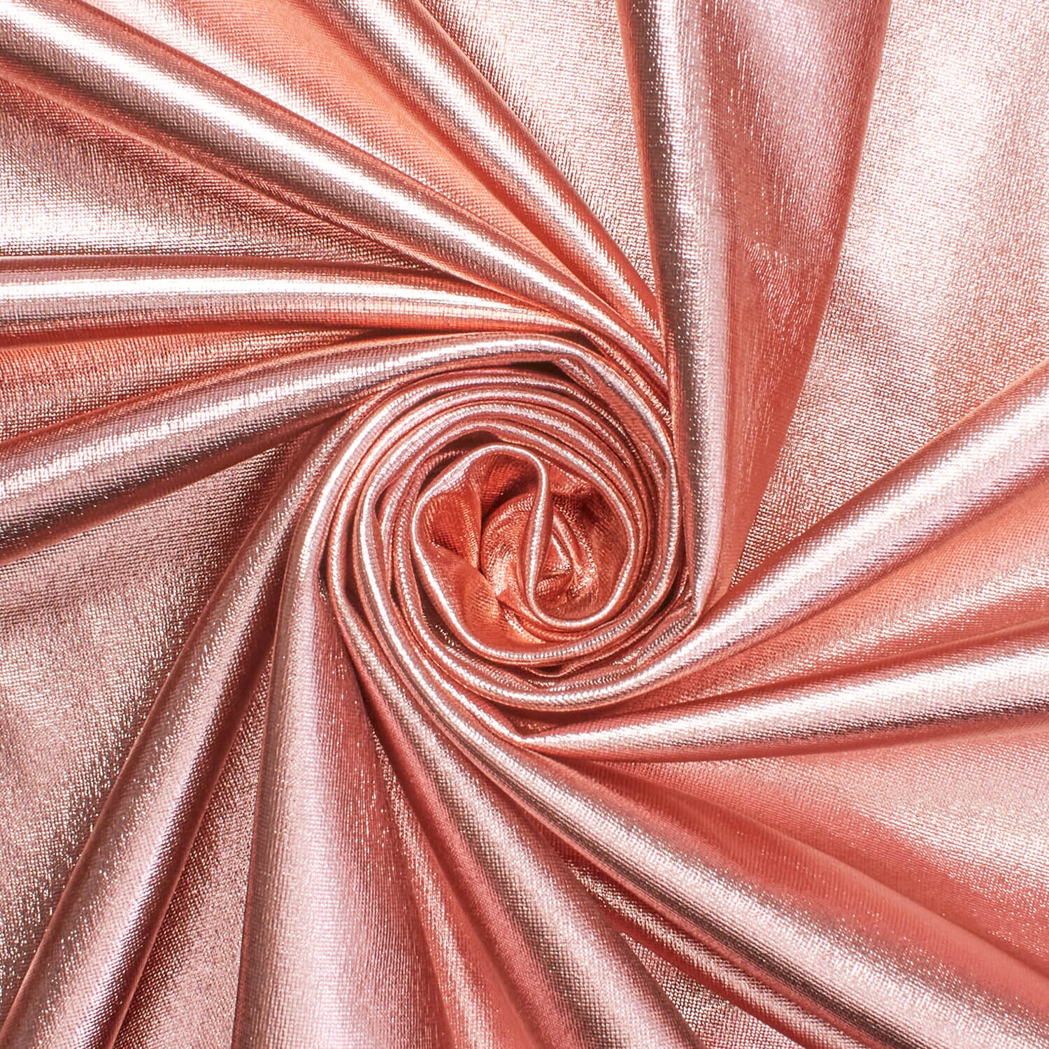 Metallic Stretch Foil Lame On Interlock Knit - Image 4
