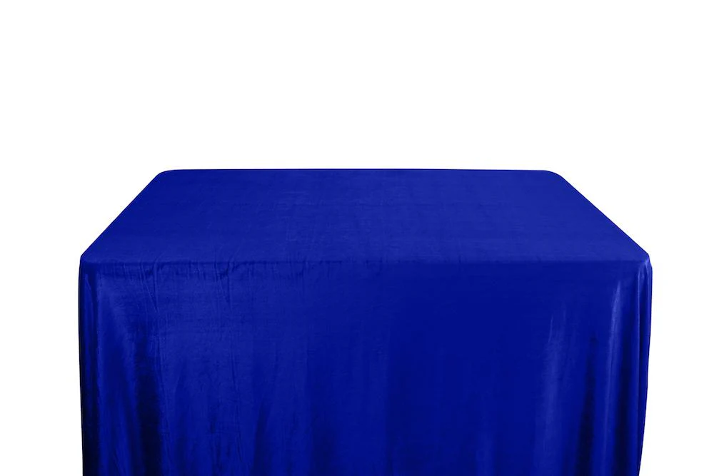 Micro Velvet Banquet Rectangular Table Covers - 8 Feet - Image 12