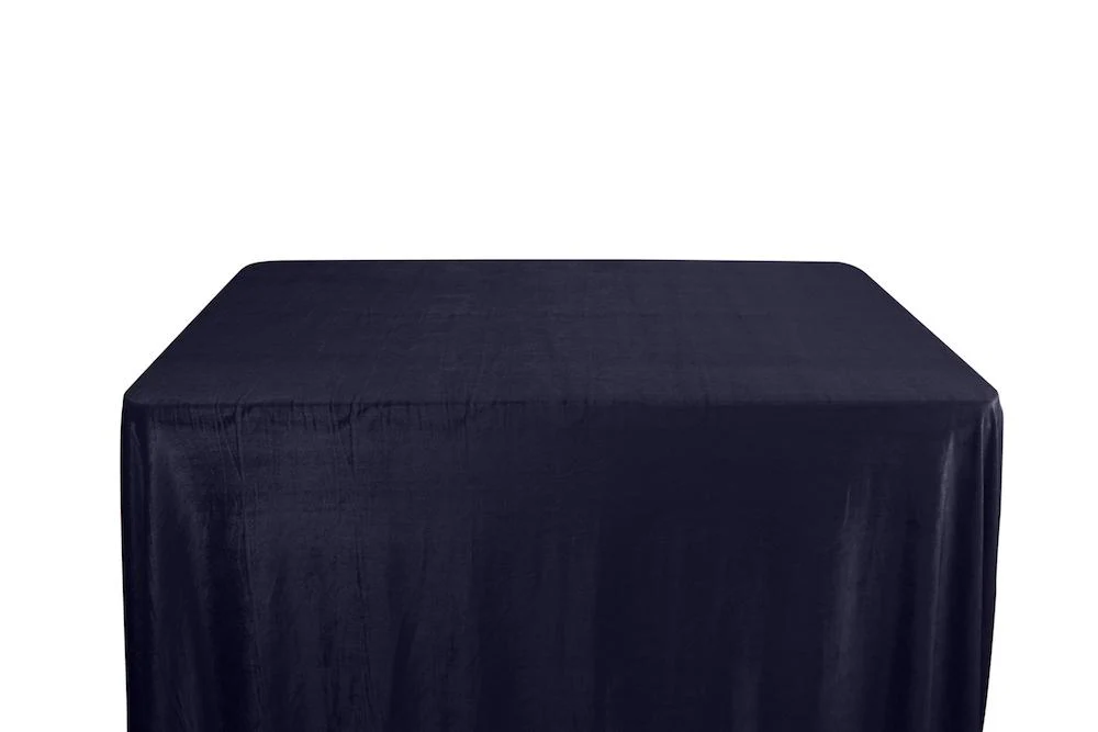 Micro Velvet Banquet Rectangular Table Covers - 8 Feet - Image 18