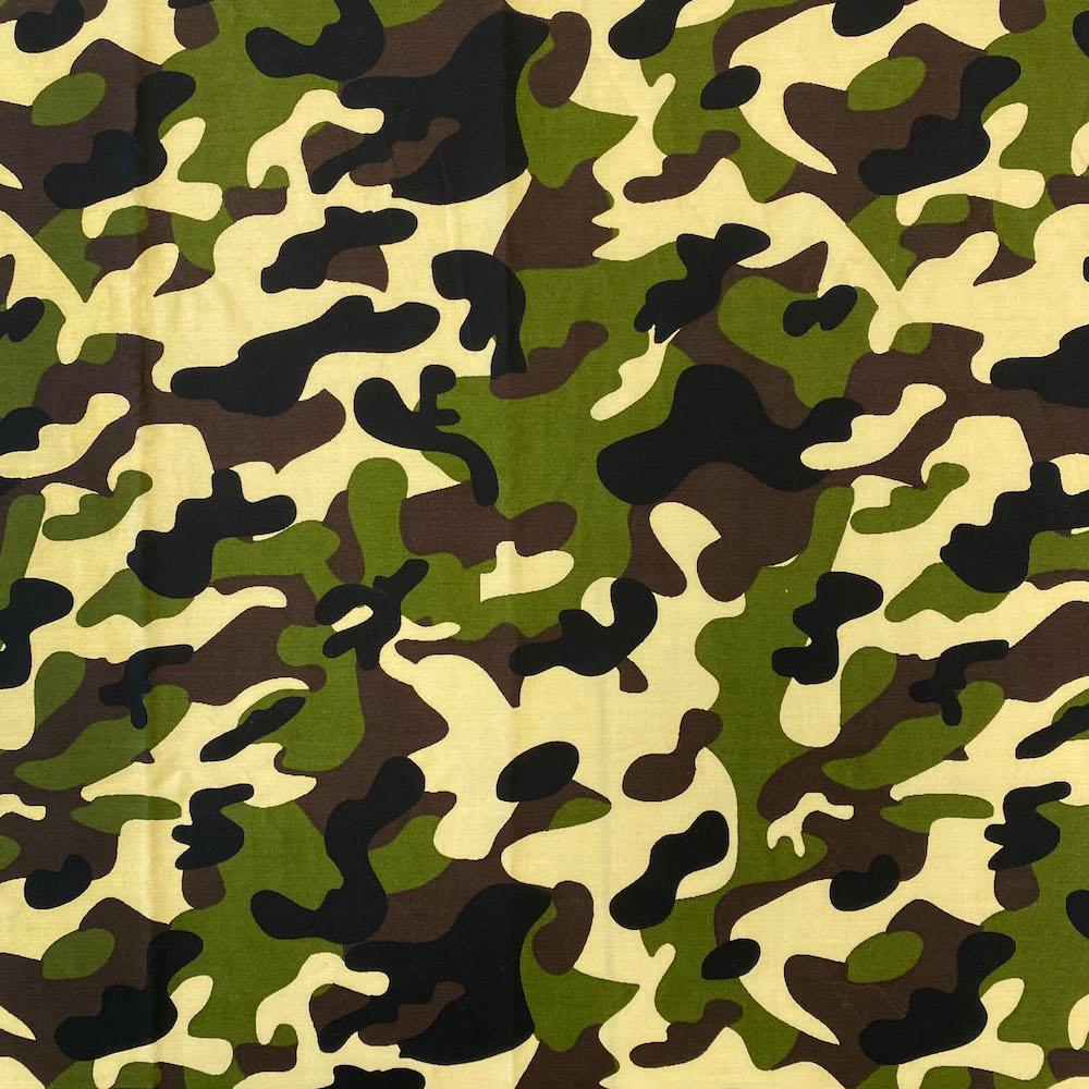 Military Camo Print Cotton - Image 2