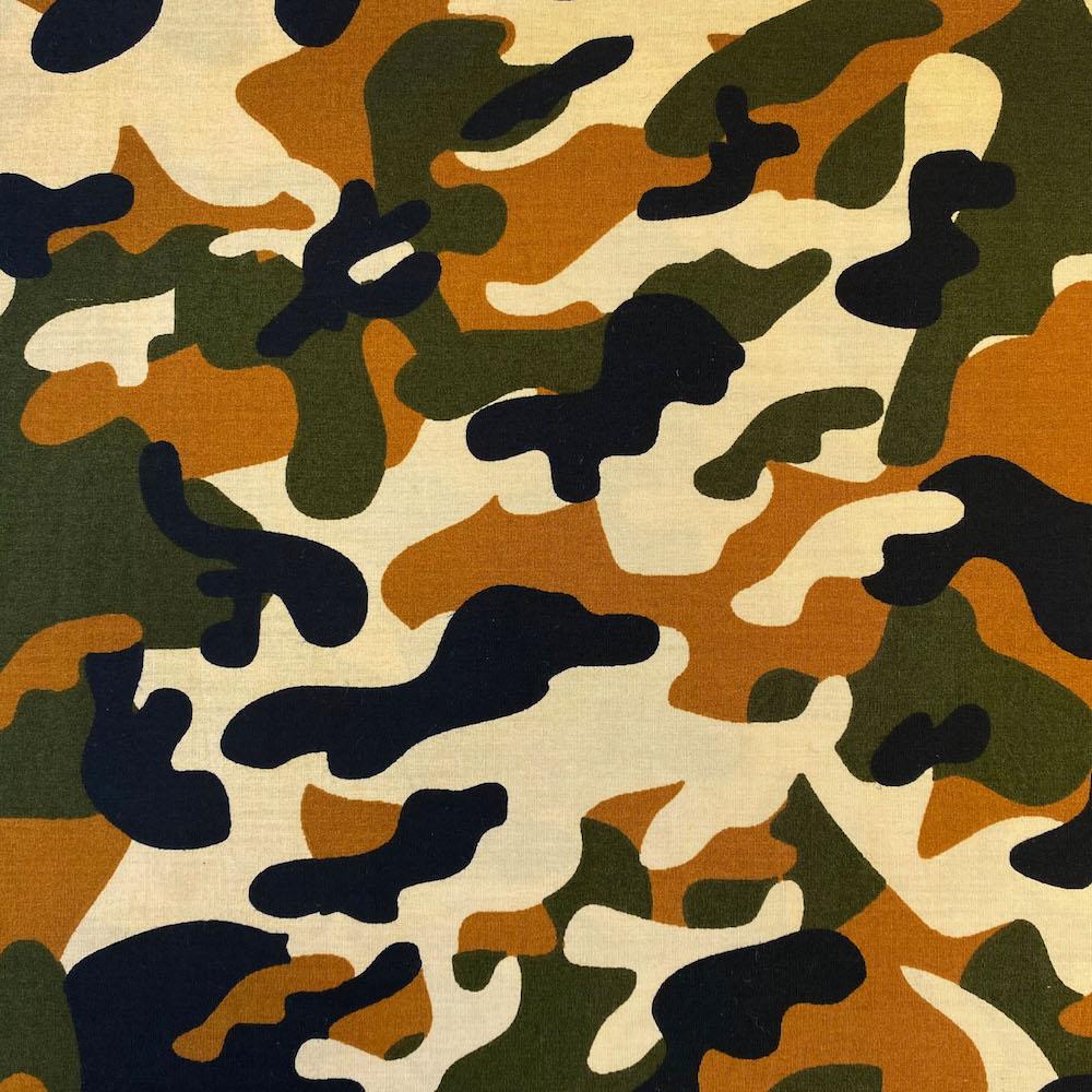 Military Camo Print Cotton - Image 4