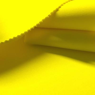 Neoprene Scuba Rod Pocket Curtains - Neon Yellow - Image 3