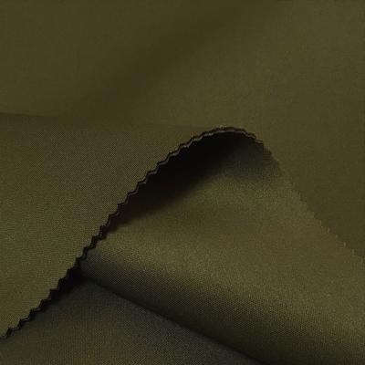 Neoprene Scuba Rod Pocket Curtains - Olive - Image 3