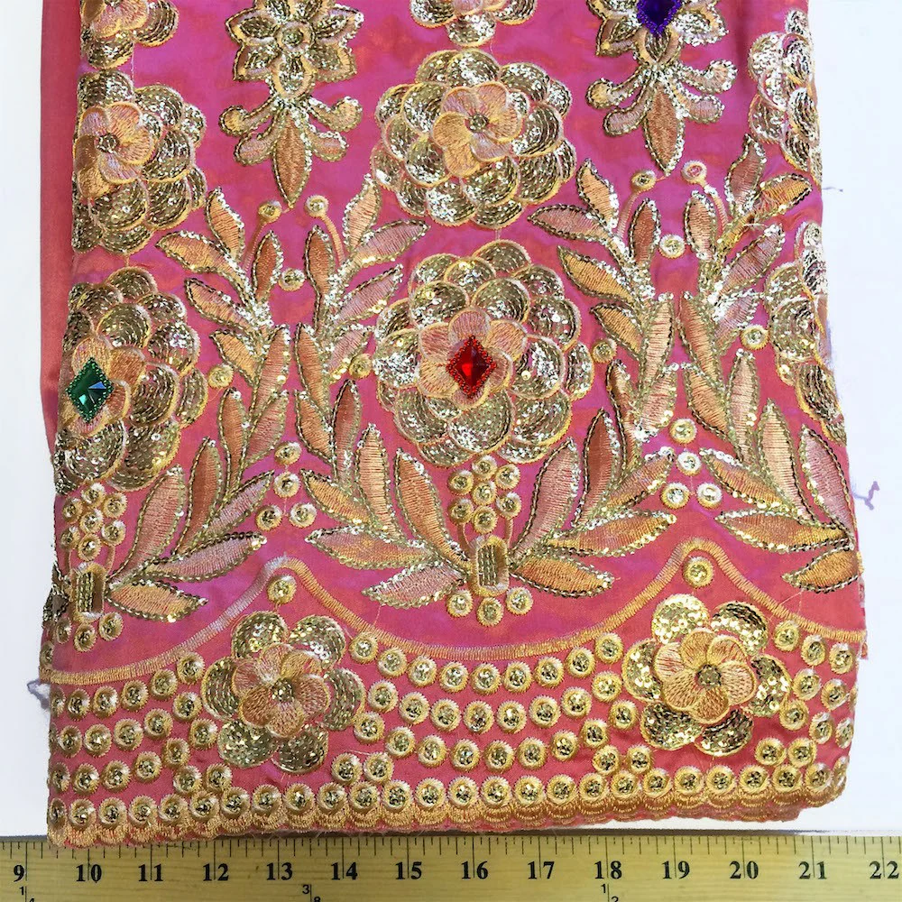 Noble African George Taffeta Studded - Pink - Image 3