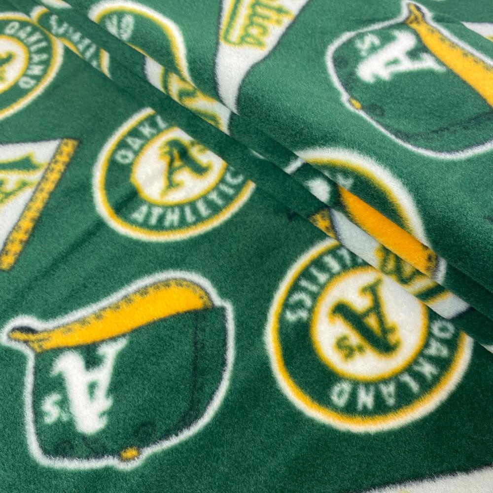 Oakland A's Athletics MLB Fleece Fabric - Image 2