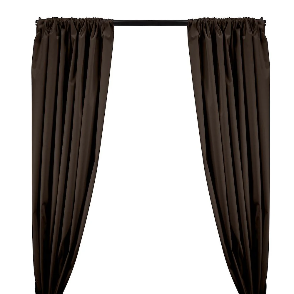 Ottertex® Canvas Waterproof Rod Pocket Curtains - Brown