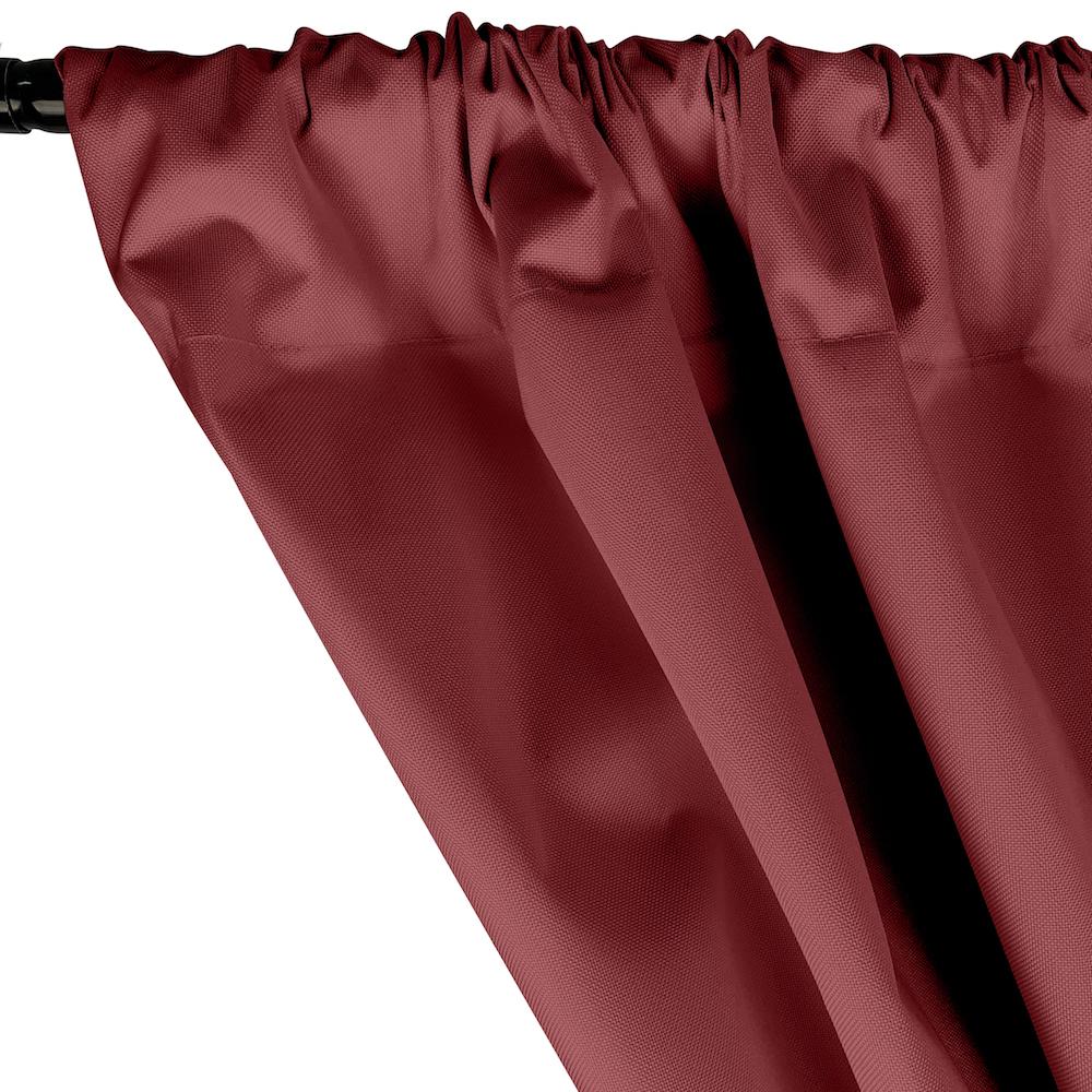Ottertex® Canvas Waterproof Rod Pocket Curtains - Burgundy - Image 2