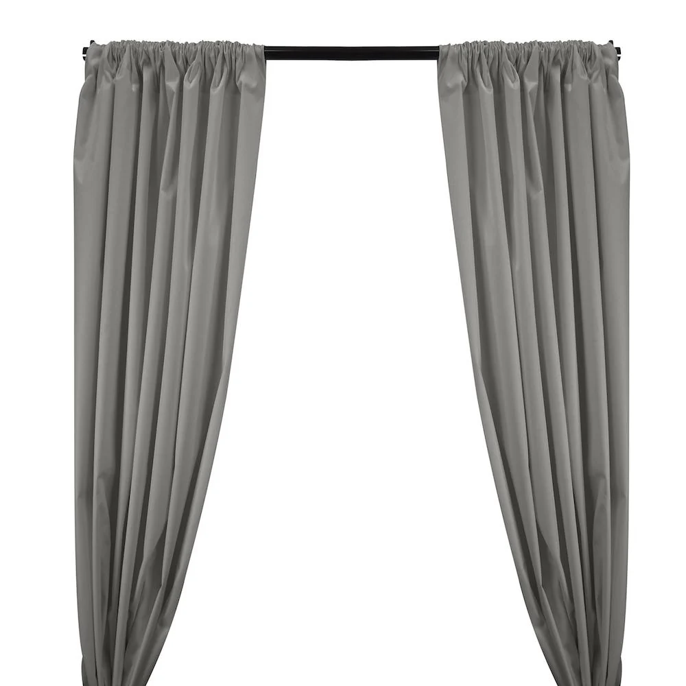 Ottertex® Canvas Waterproof Rod Pocket Curtains - Silver