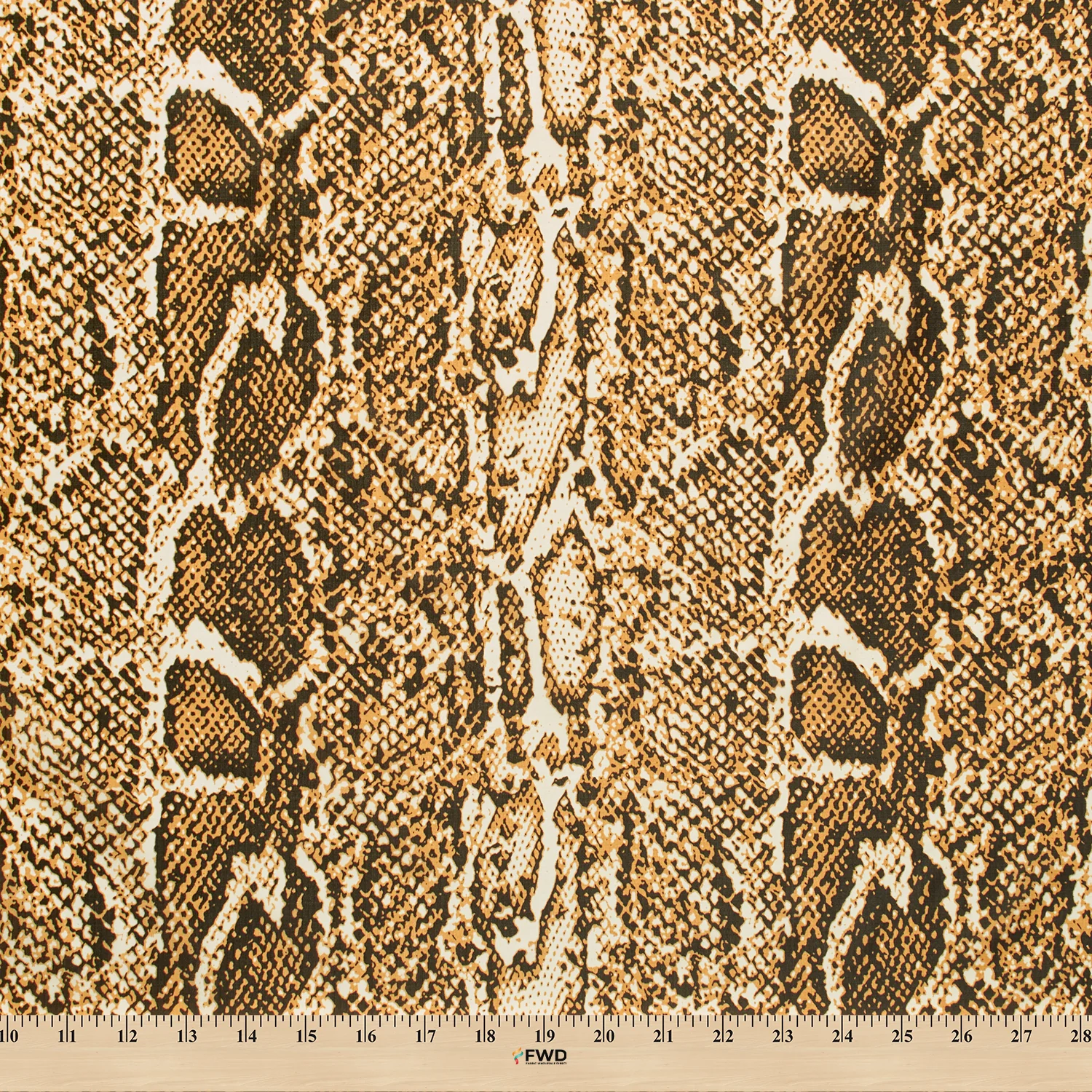 Ottertex® Waterproof 70D (1.9oz) DWR and PU Coated Nylon Ripstop - Snakeskin Print - Image 4