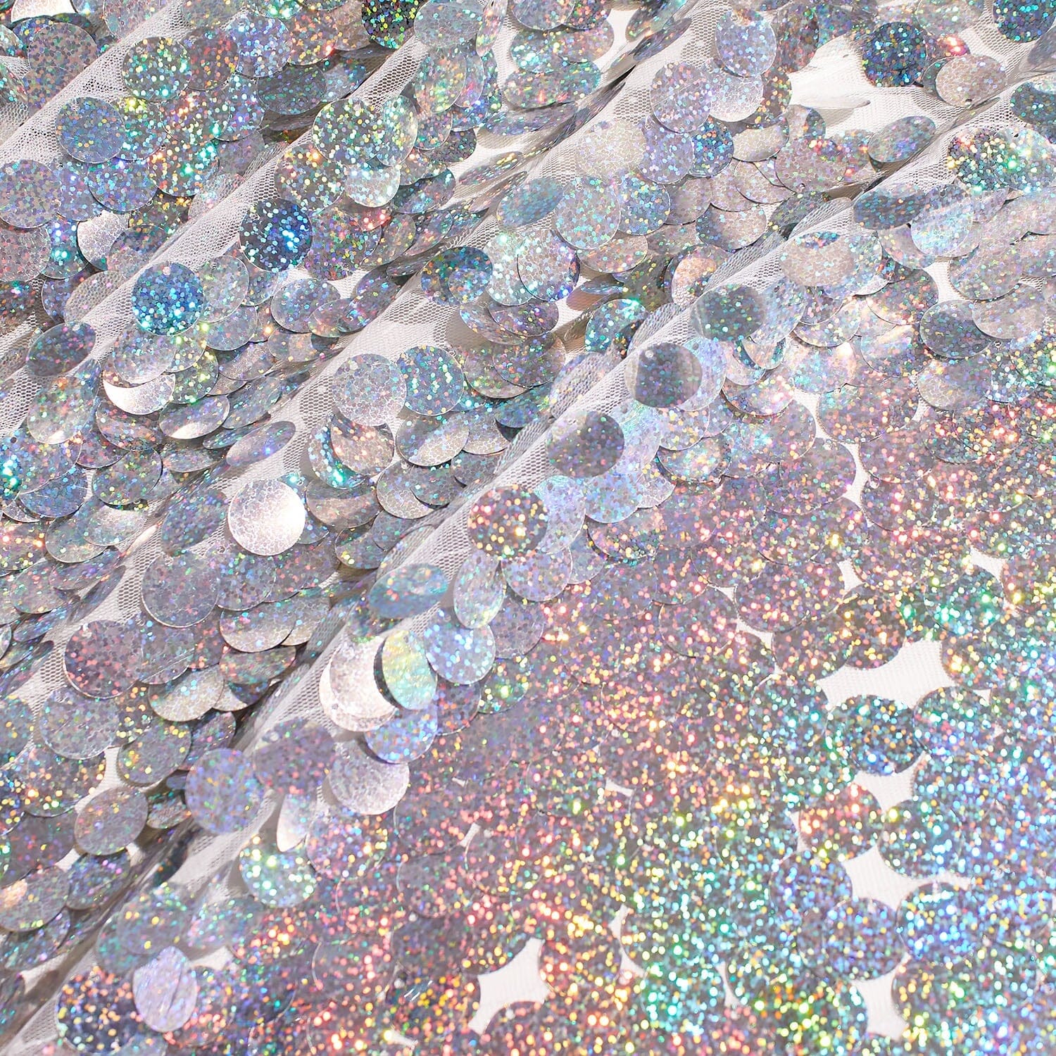 Paillette Circle Sequins On Mesh - Image 8
