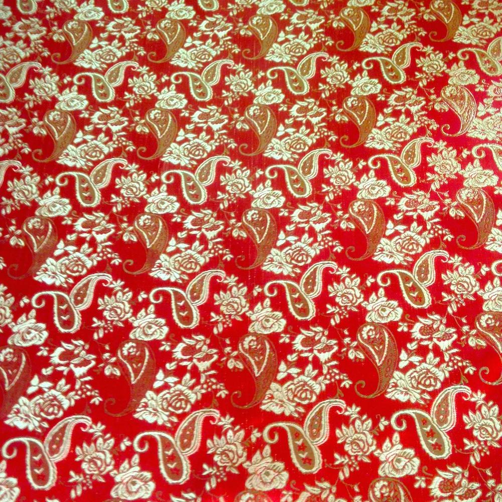 Paisley Flower Metallic Brocade - Image 11
