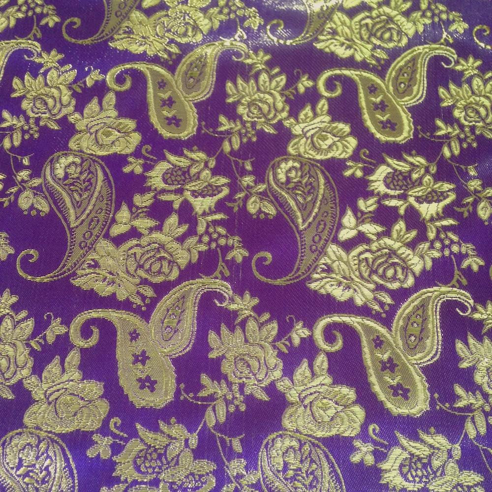 Paisley Flower Metallic Brocade - Image 18