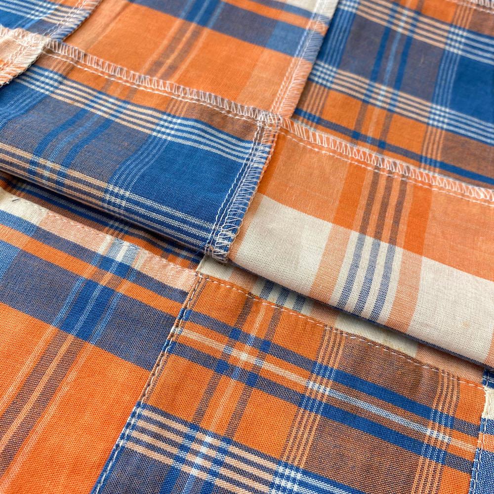 Patchwork Nantucket Madras Plaid Fabric - Ethan - Image 3