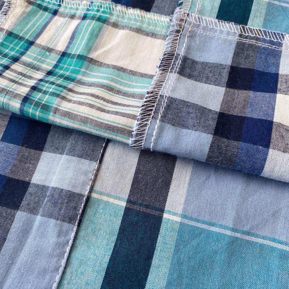 Patchwork Nantucket Madras Plaid Fabric - Harrison - Image 3