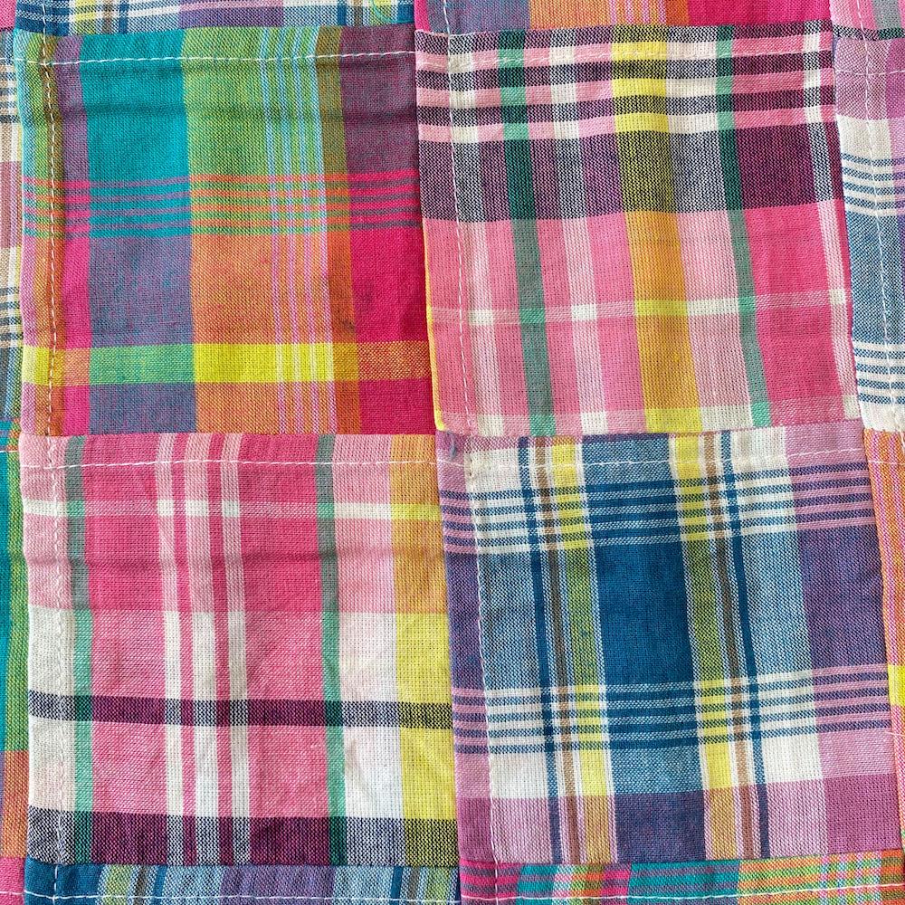 Patchwork Nantucket Madras Plaid Fabric - Mallory - Image 2