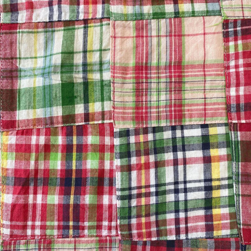 Patchwork Nantucket Madras Plaid Fabric - Sebastian - Image 2