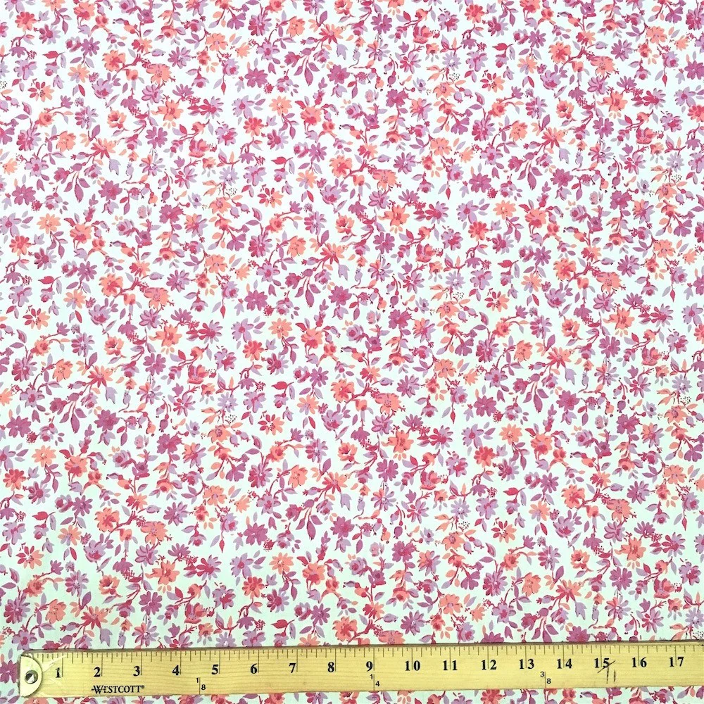 Blossom Peach Print Broadcloth