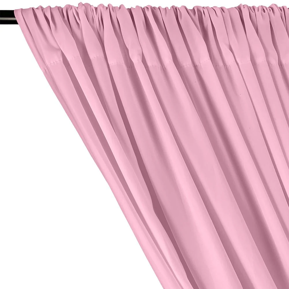 Peachskin Rod Pocket Curtains - Pink - Image 2