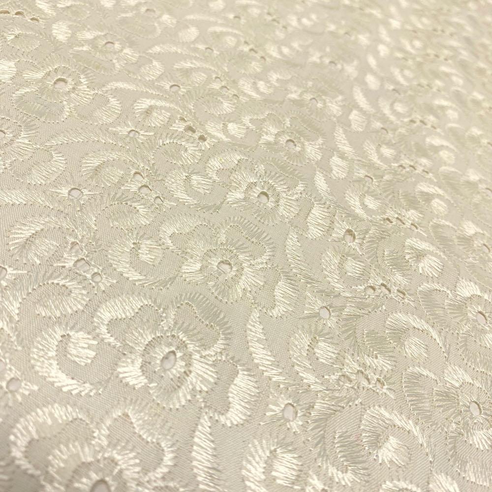 Petal Eyelet Embroidery Fabric - Image 21