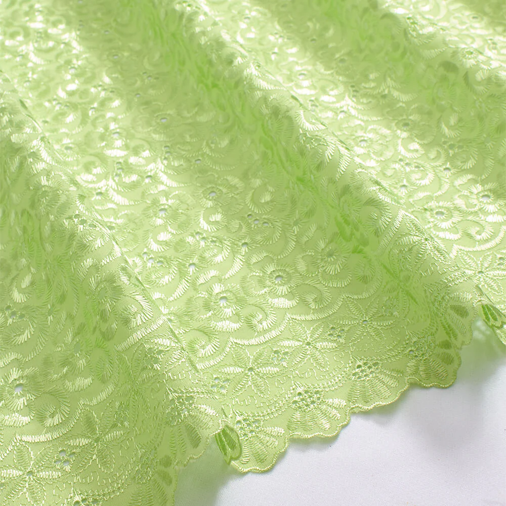 Petal Eyelet Embroidery Fabric - Image 30