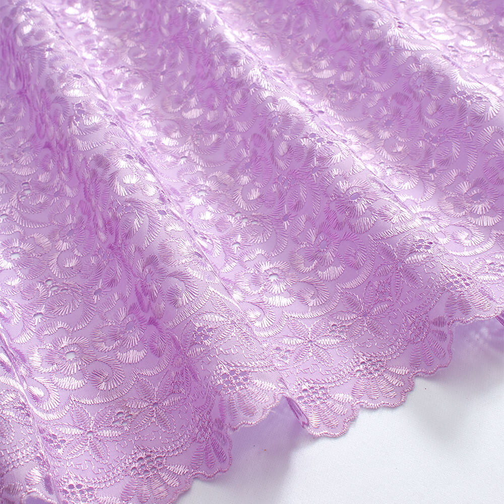 Petal Eyelet Embroidery Fabric - Image 39