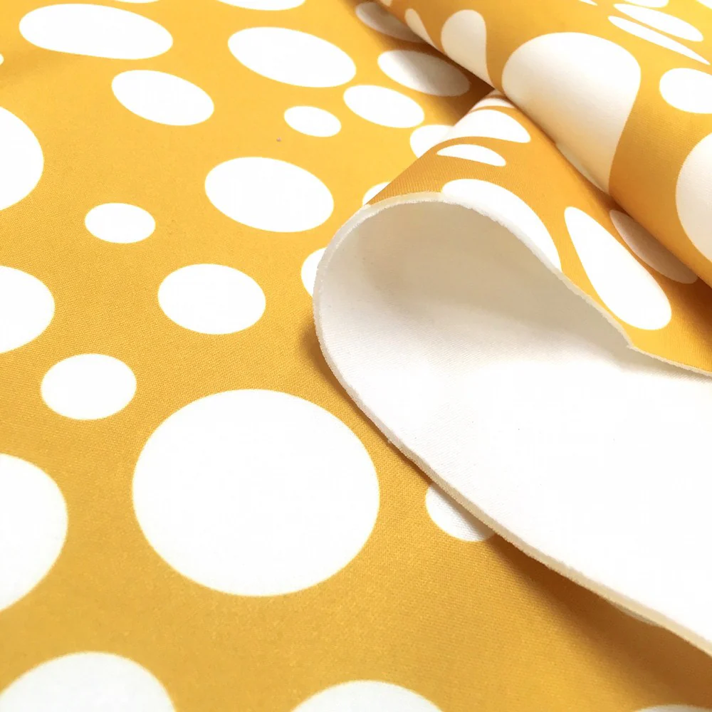 Polka Dot Neoprene Scuba - Image 9