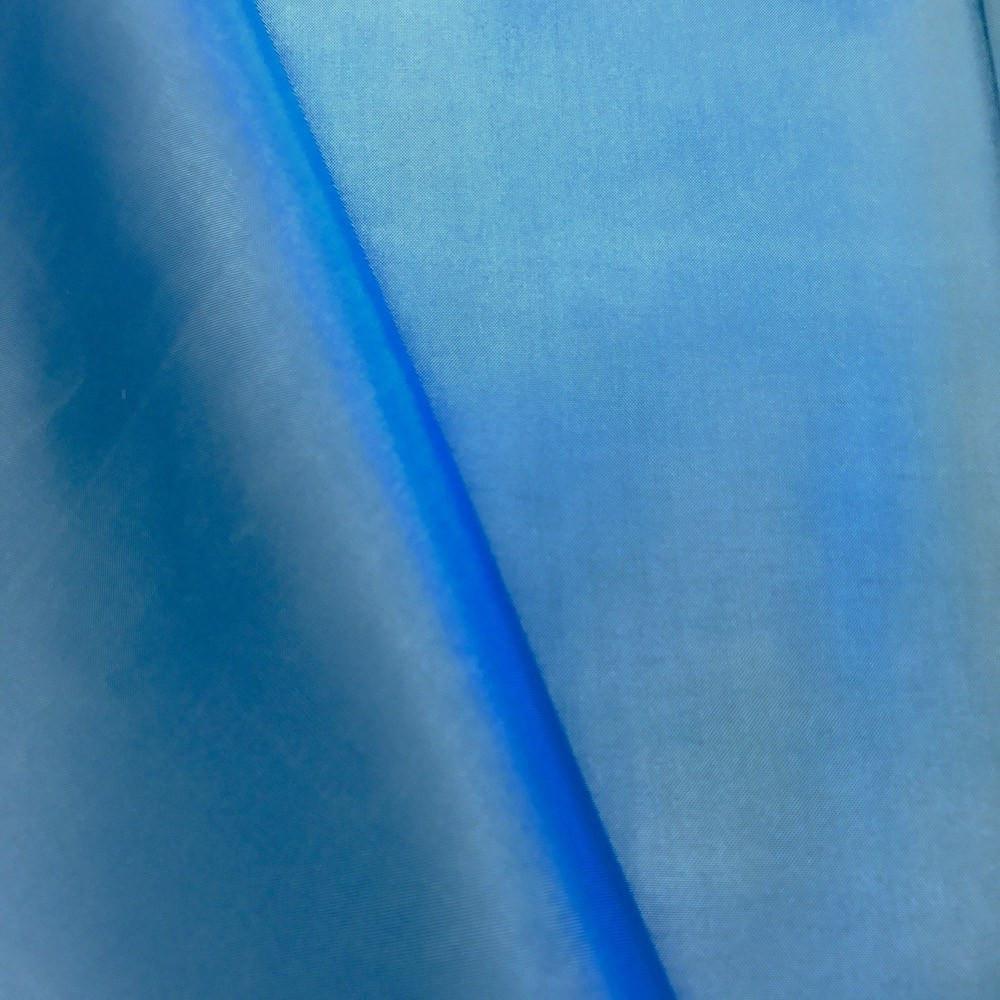 Poly China Silk Lining Rod Pocket Curtains - Dark Blue - Image 3