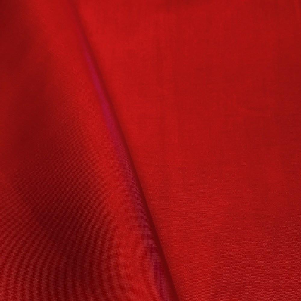 Poly China Silk Lining Rod Pocket Curtains - Dark Red - Image 3