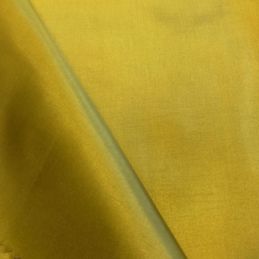 Poly China Silk Lining Rod Pocket Curtains - Olive - Image 3