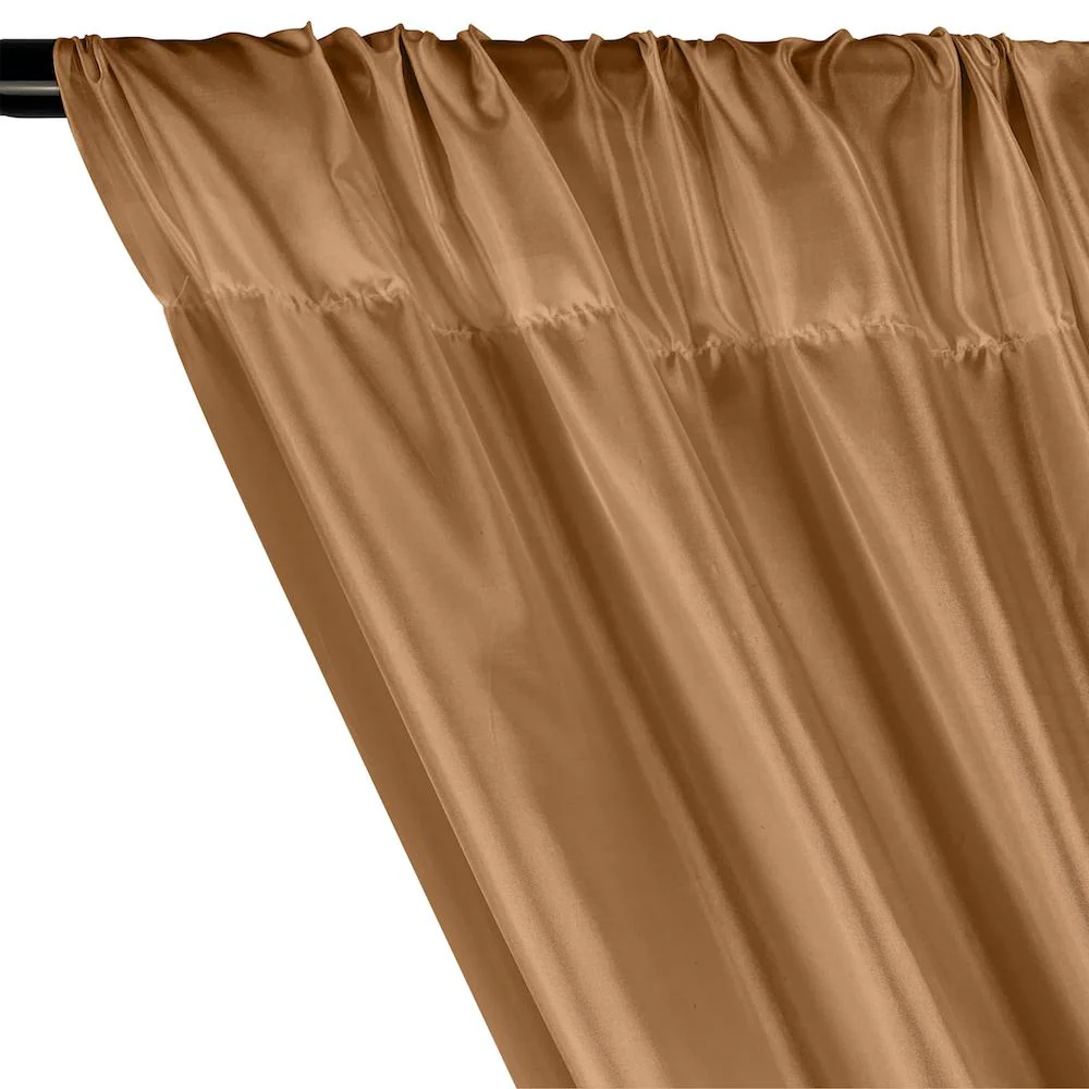 Poly China Silk Lining Rod Pocket Curtains - Oveltine - Image 2